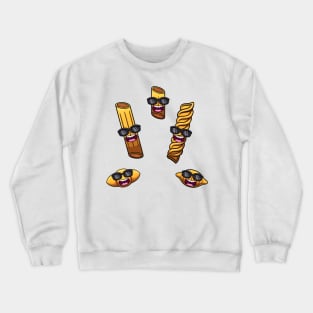 Cool Pasta And Macaroni Crewneck Sweatshirt